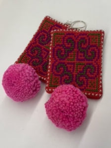 Hmong Embroidered Earring