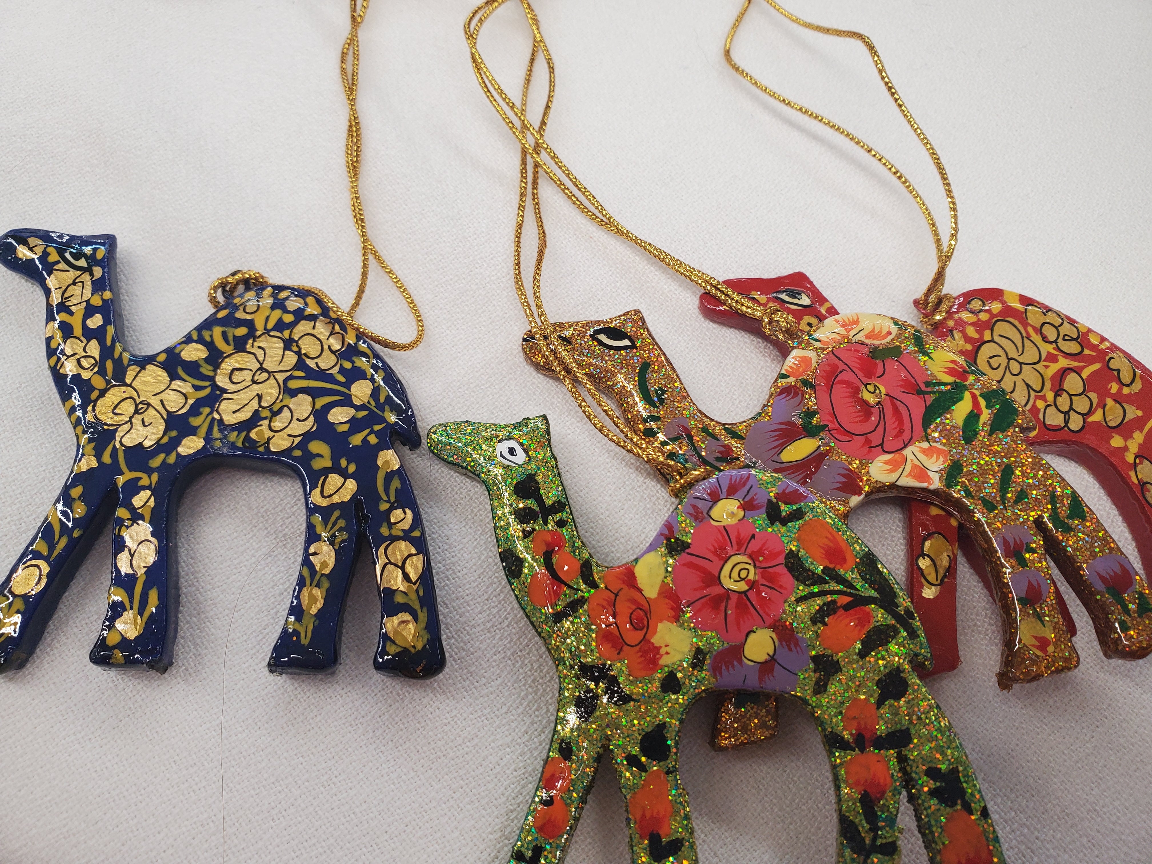 Papier Mache Camel Ornament