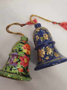 Papier Mache Bell Ornament