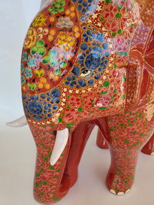 13" Papier-mache Elephant