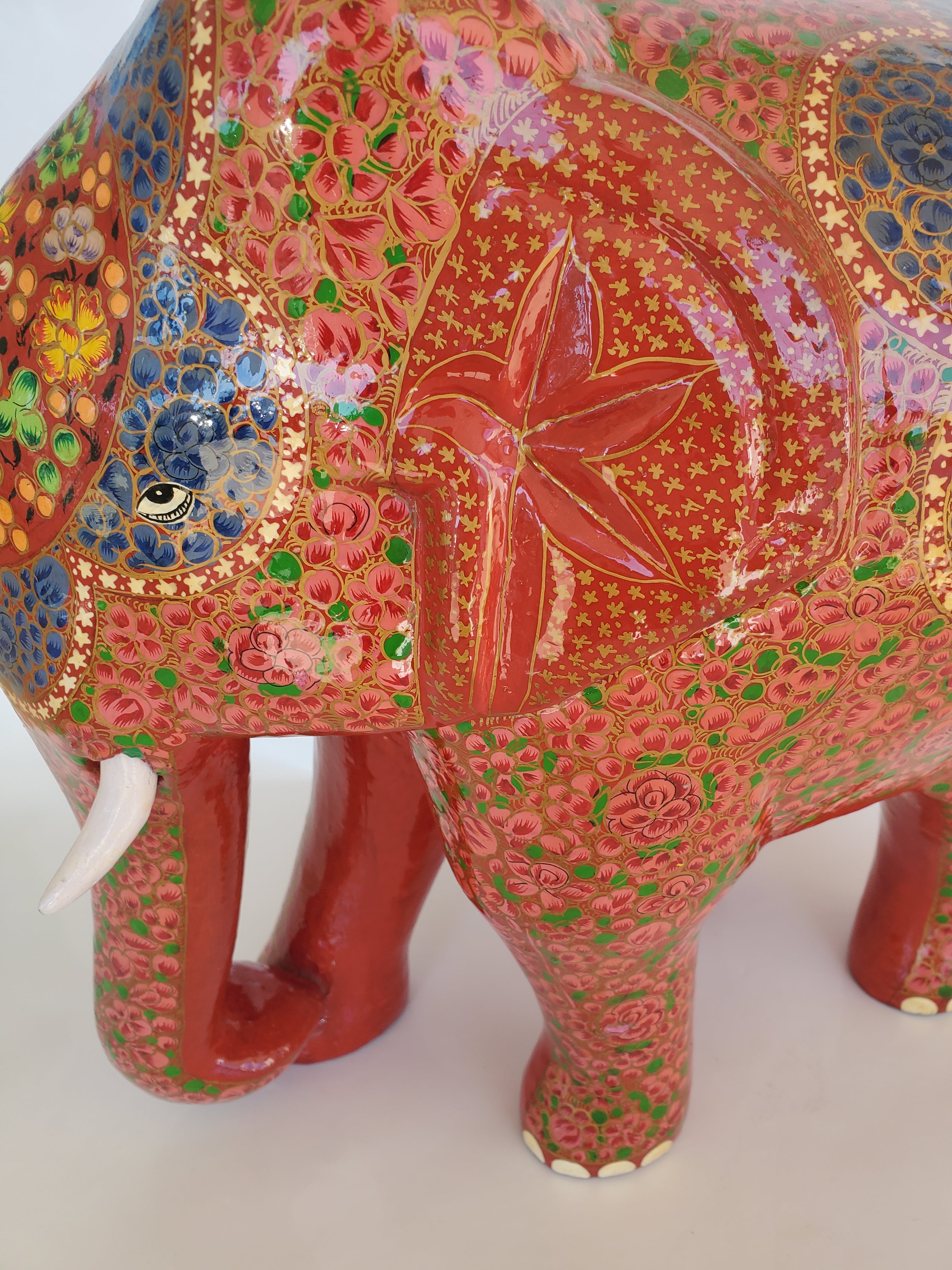 13" Papier-mache Elephant