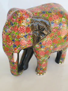 11" Papier-mache Elephant