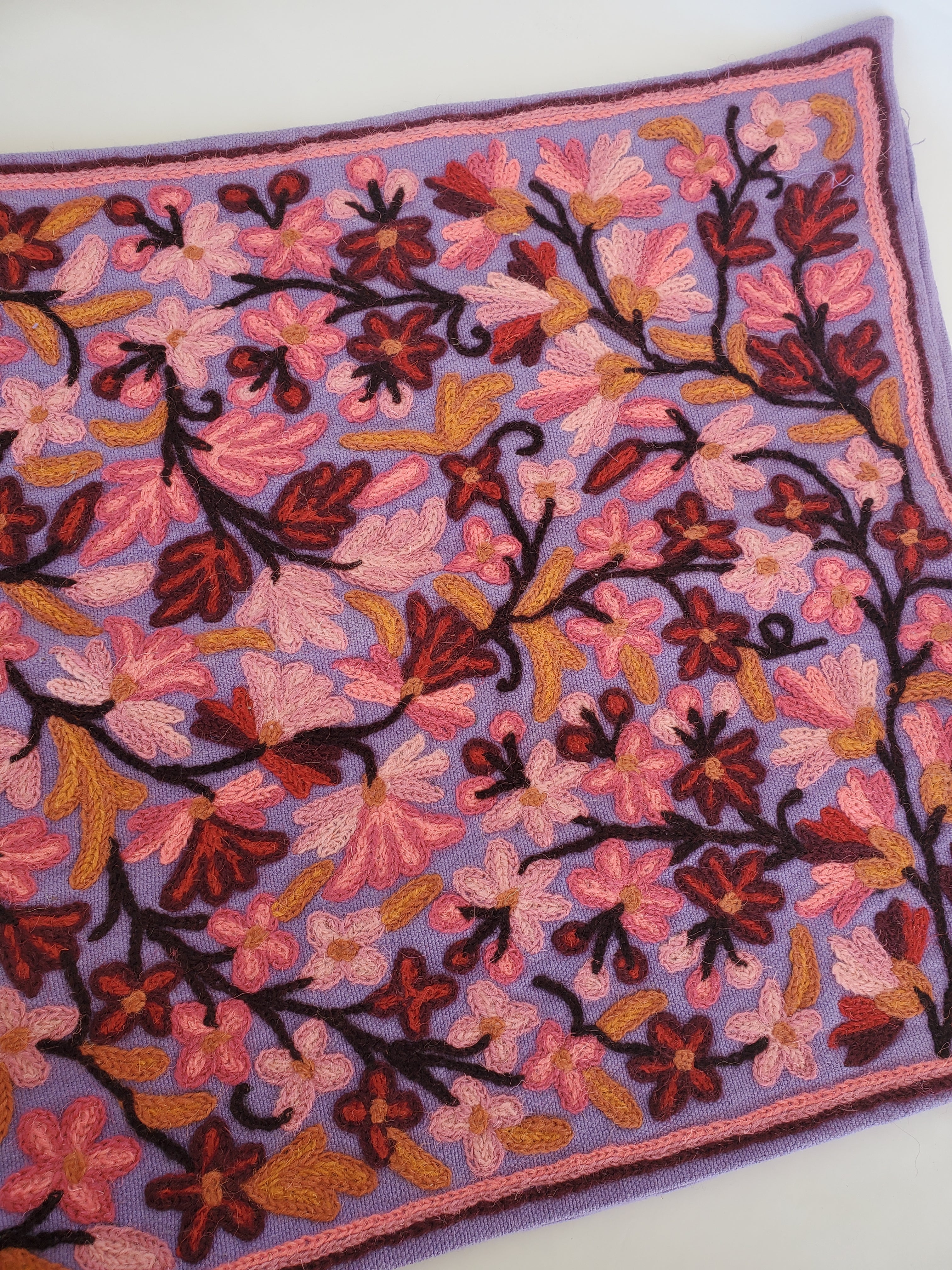 Crewel Pillow Covers