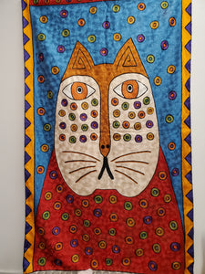 Cat Face Tapestry 2x3