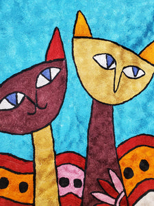 Two Cats Tapestry