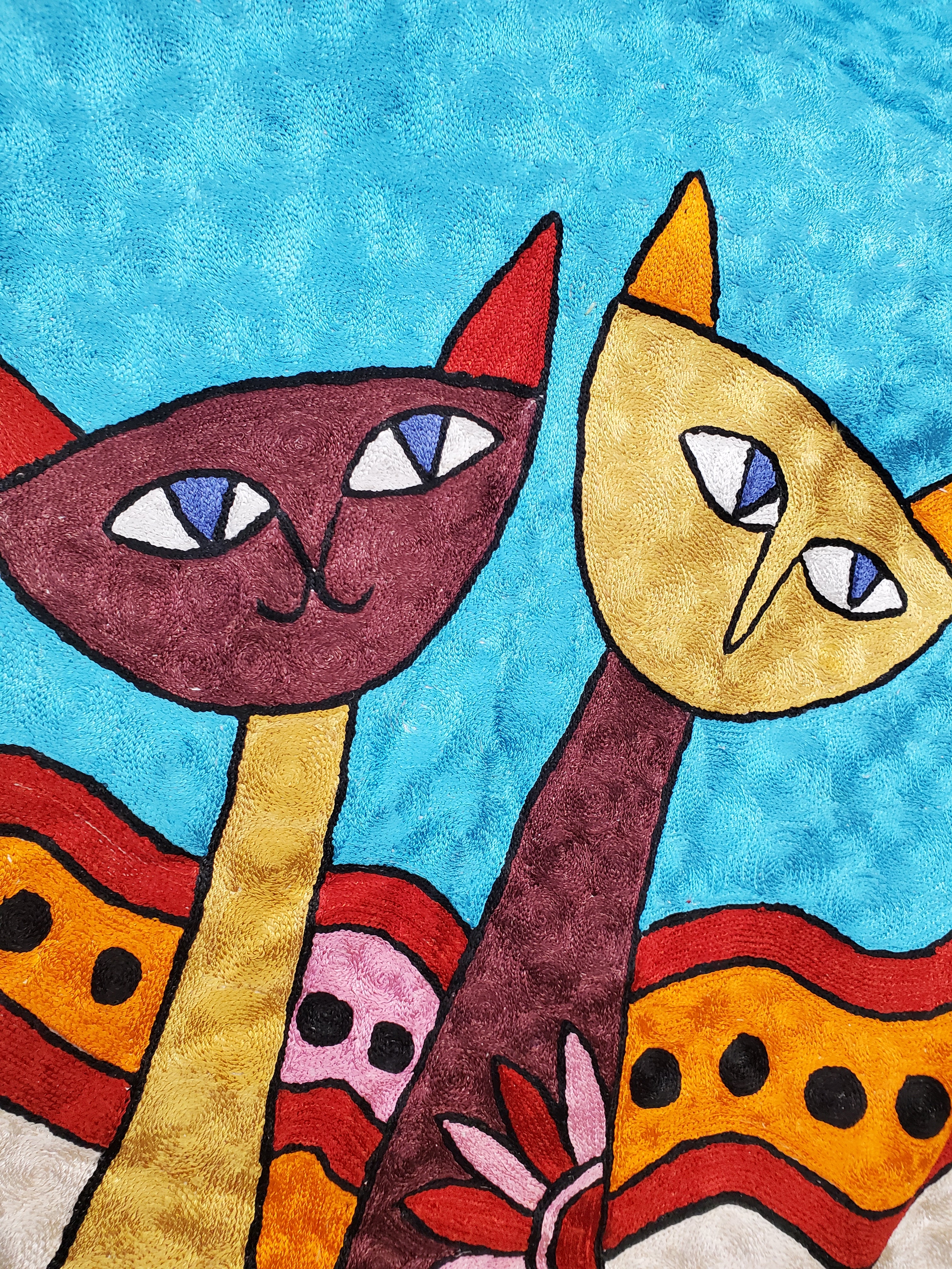 Two Cats Tapestry