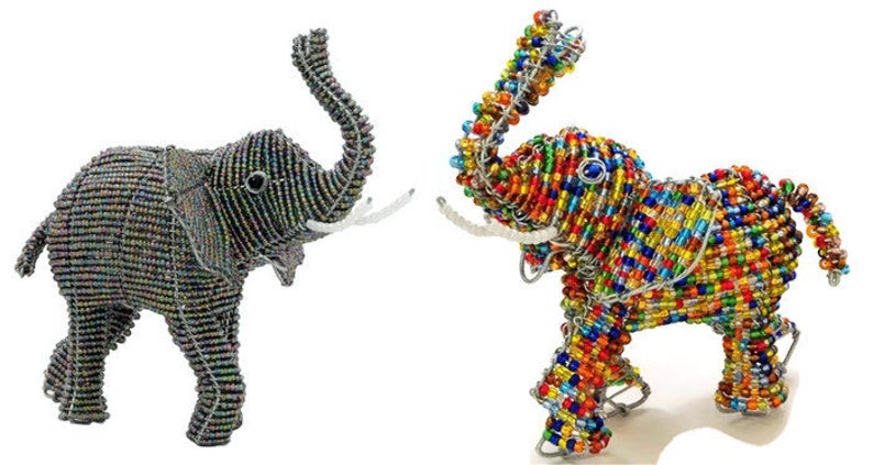 Small Beaded Safari Animals