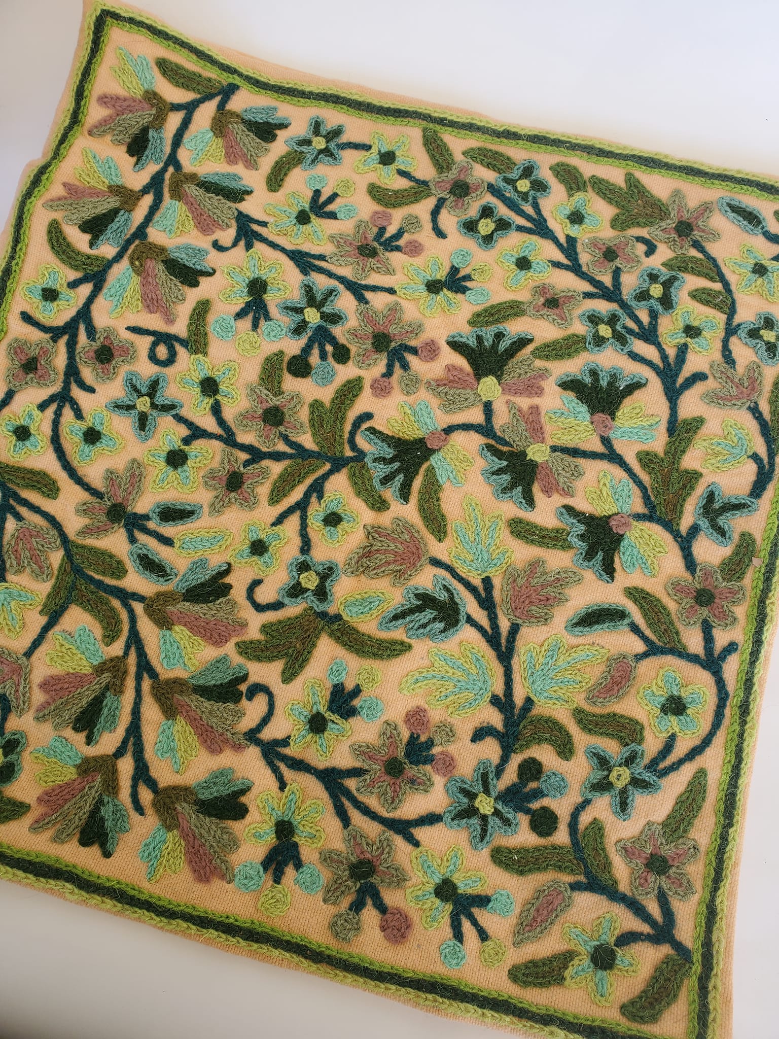 Crewel Pillow Covers