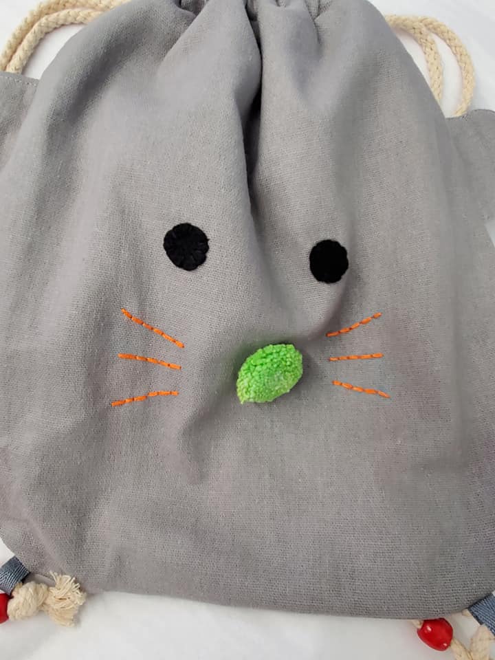 Drawstring Animal Bag