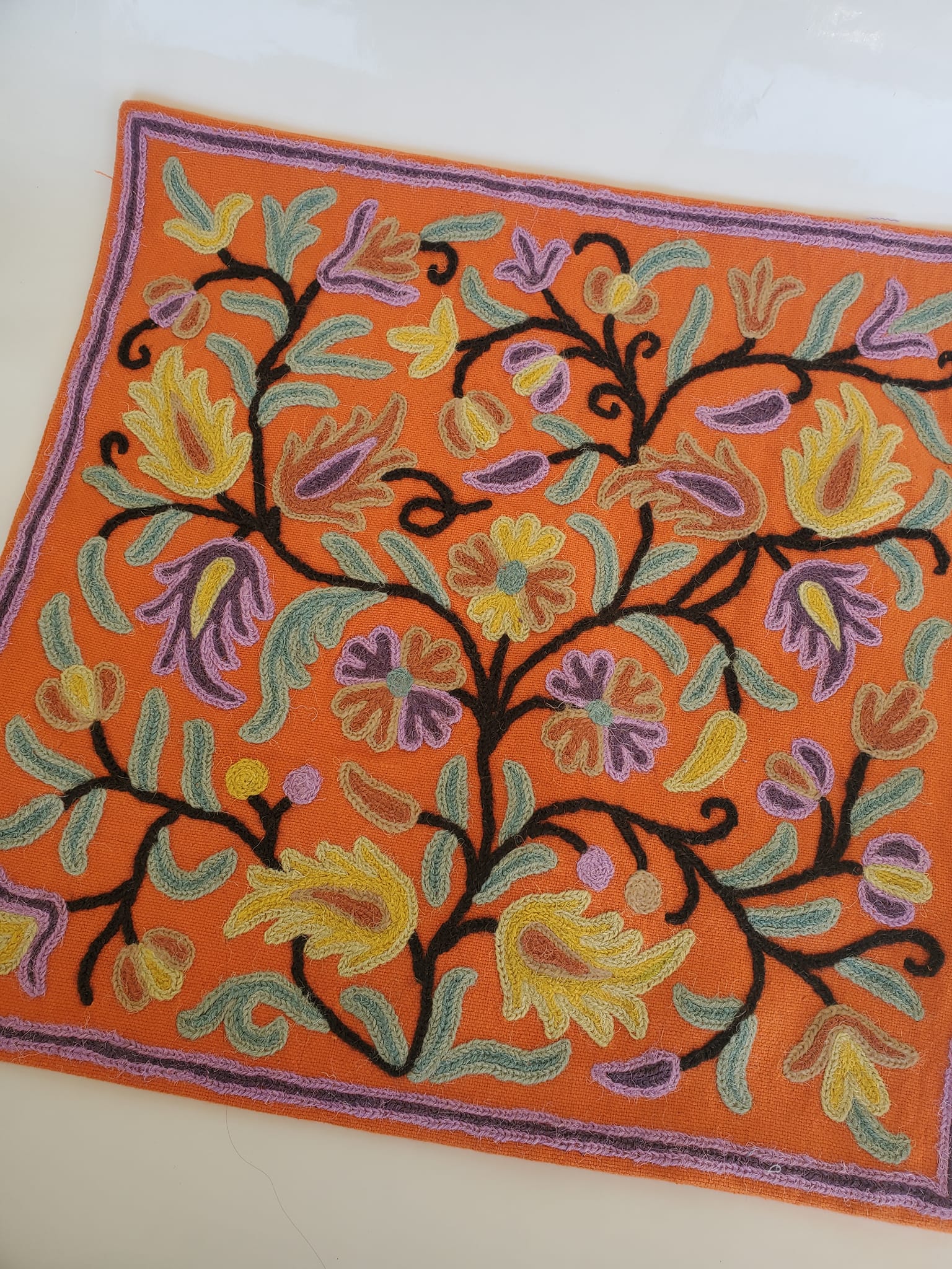 Crewel Pillow Covers