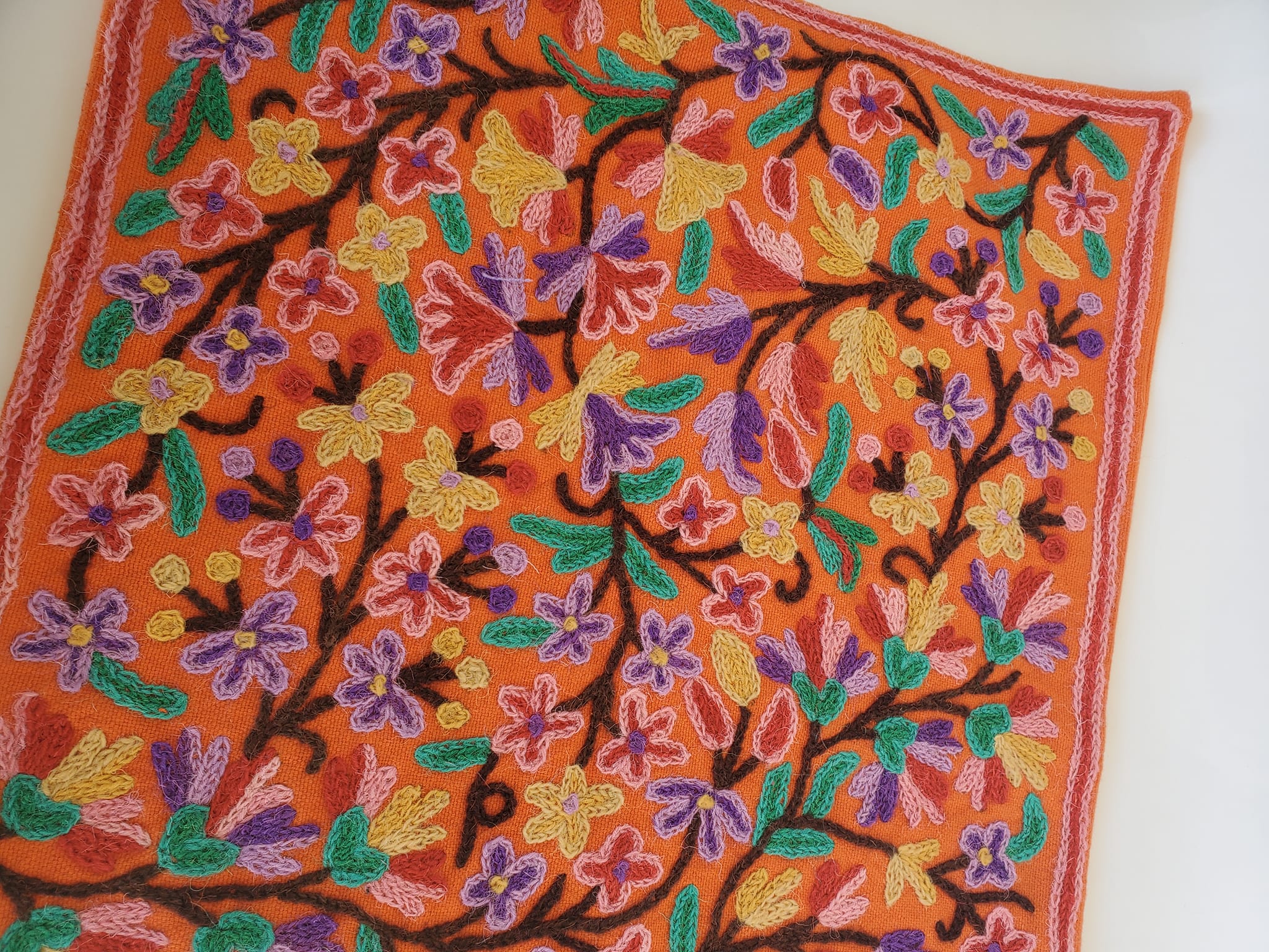Crewel Pillow Covers