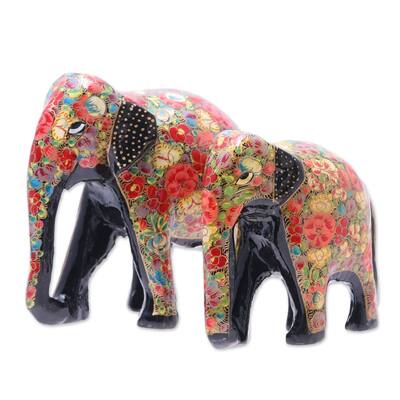 Papier-mâché  Elephant 2", 3", 5"